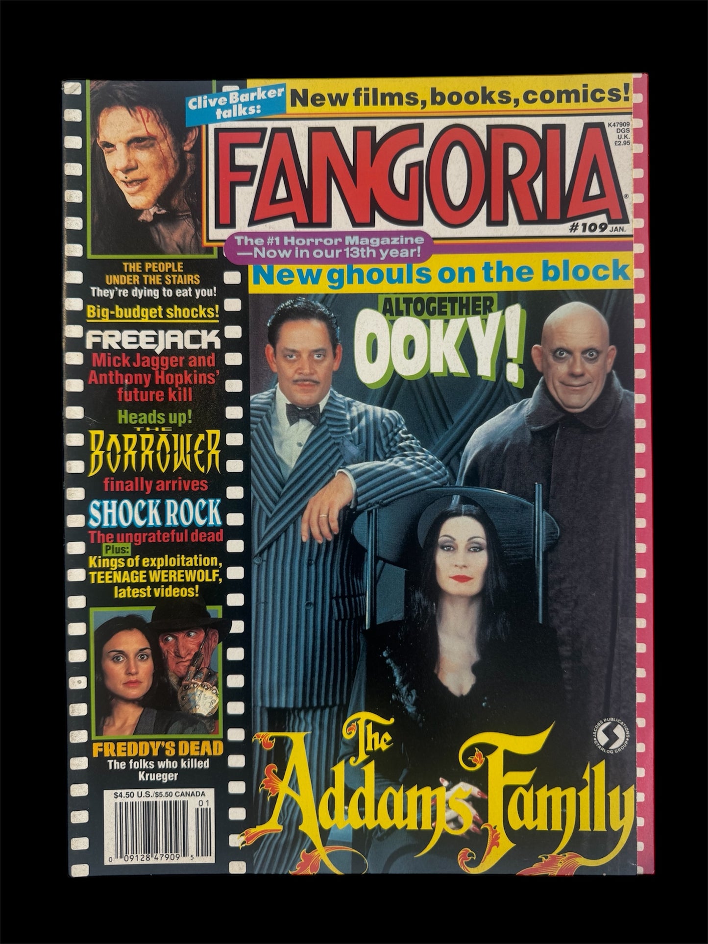 Fangoria issue 109 Horror magazine Adams Family