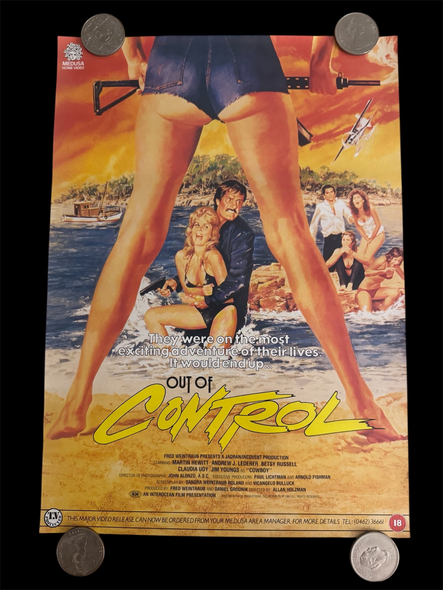 Out Of Control 1984 UK Video Poster