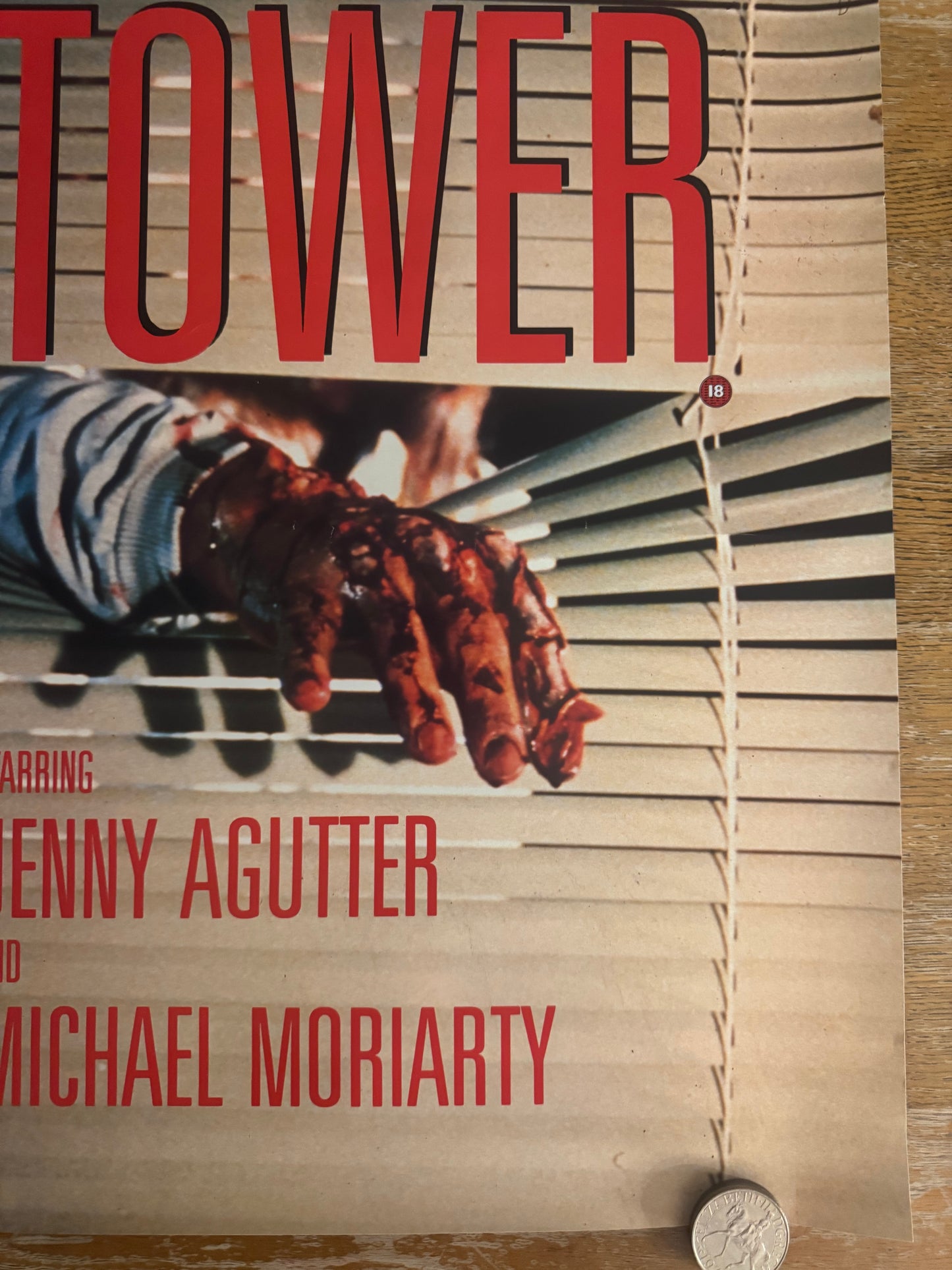 Dark Tower 1987 UK Video Poster