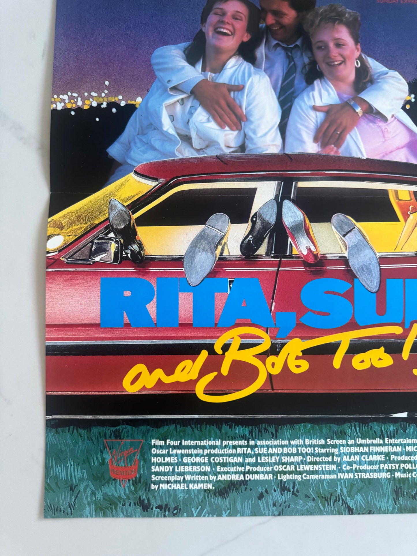 Rita, Sue and Bob Too 1987 UK video poster