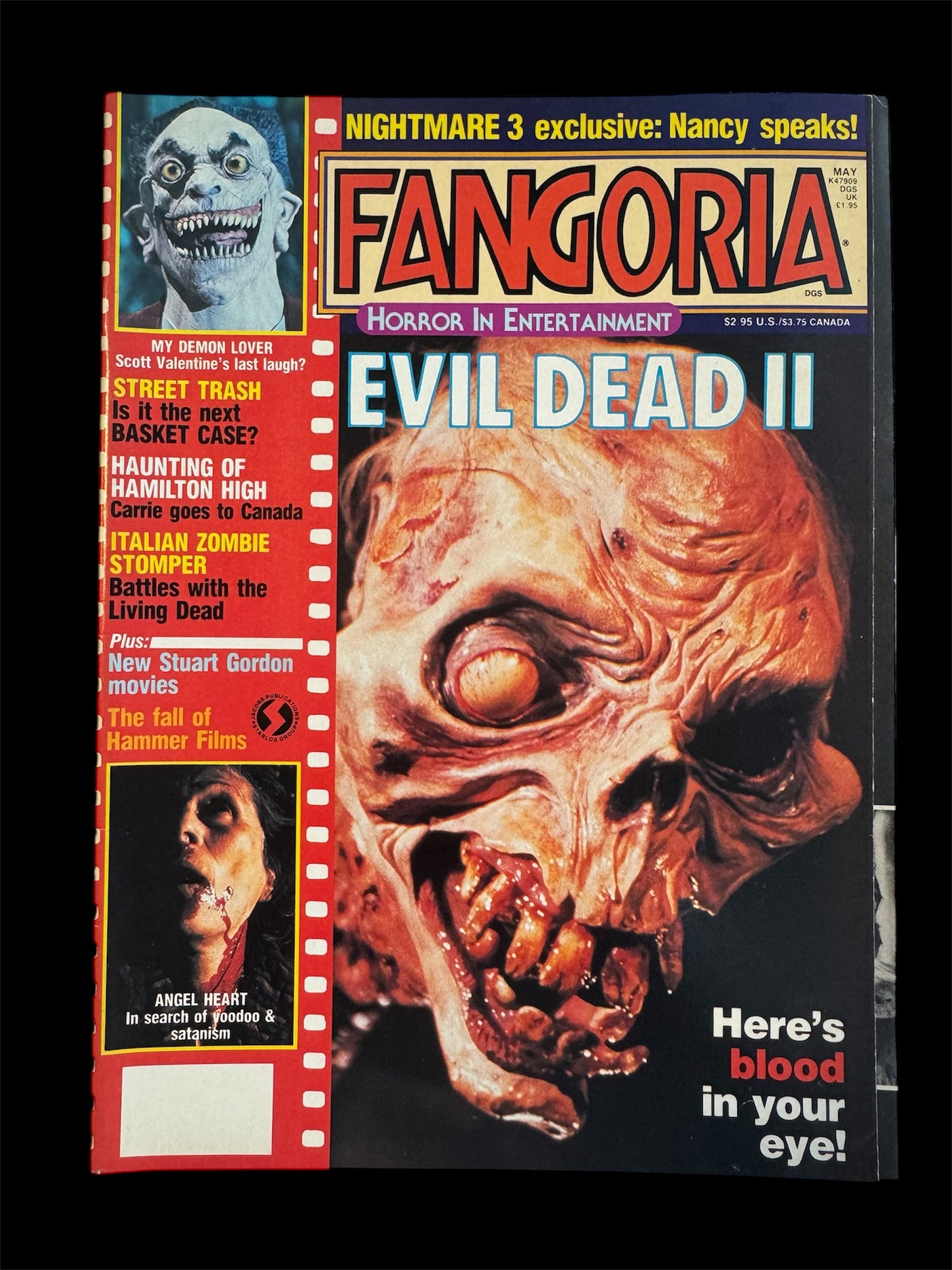 Fangoria issue 63 Horror magazine Evil dead 2