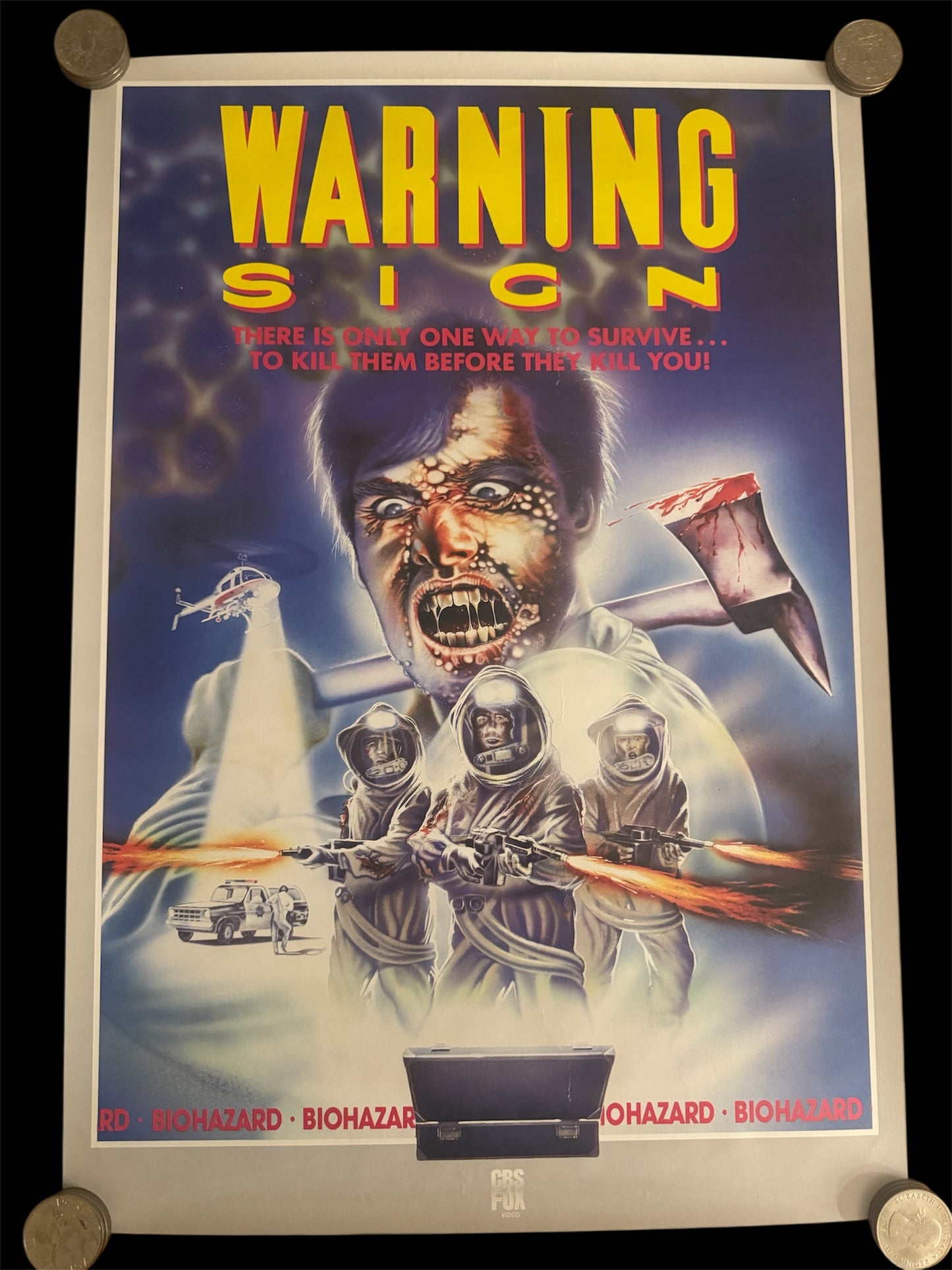 Warning Sign 1985 UK Video Poster