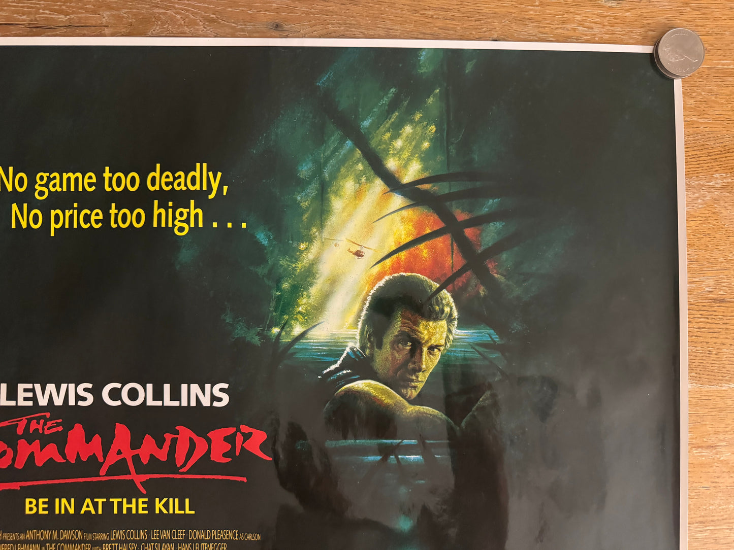 The Commander 1988 UK Video Poster