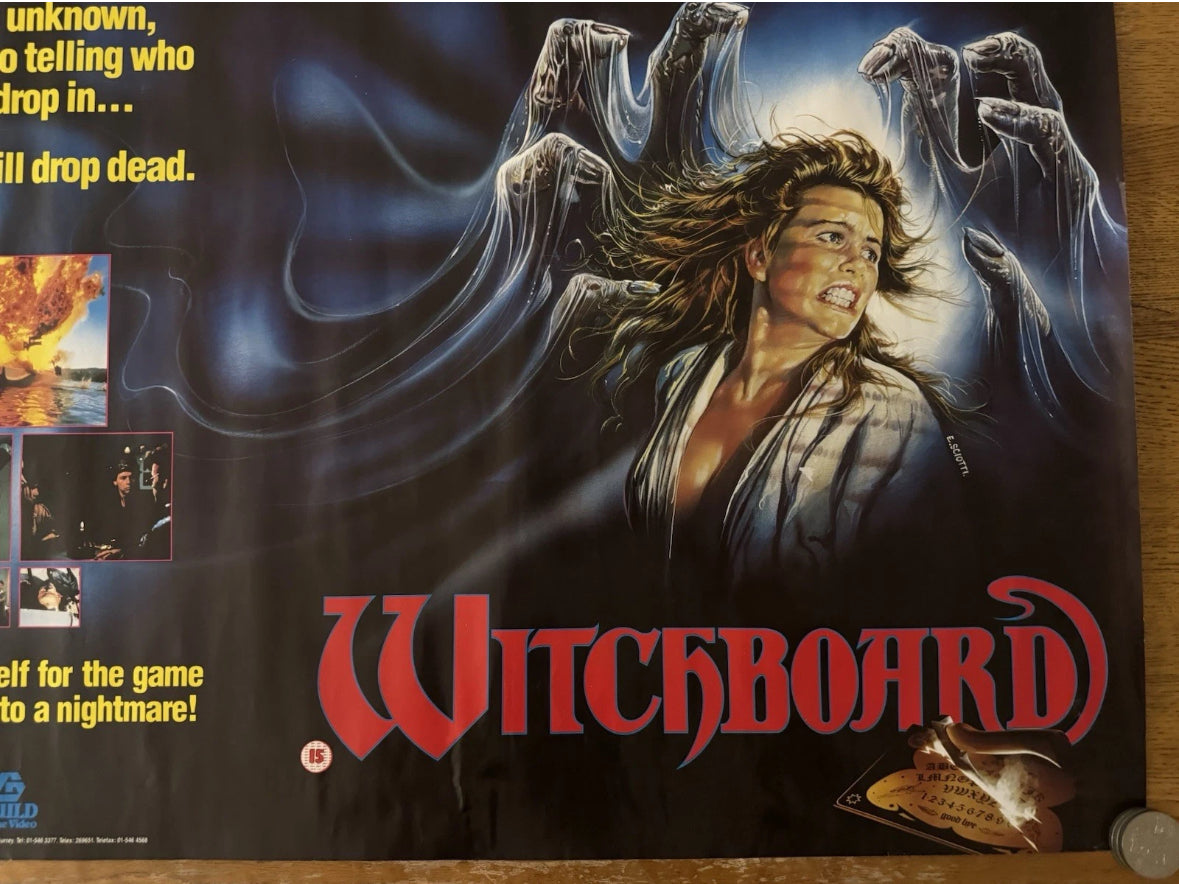 Witchboard 1986 UK Video Poster