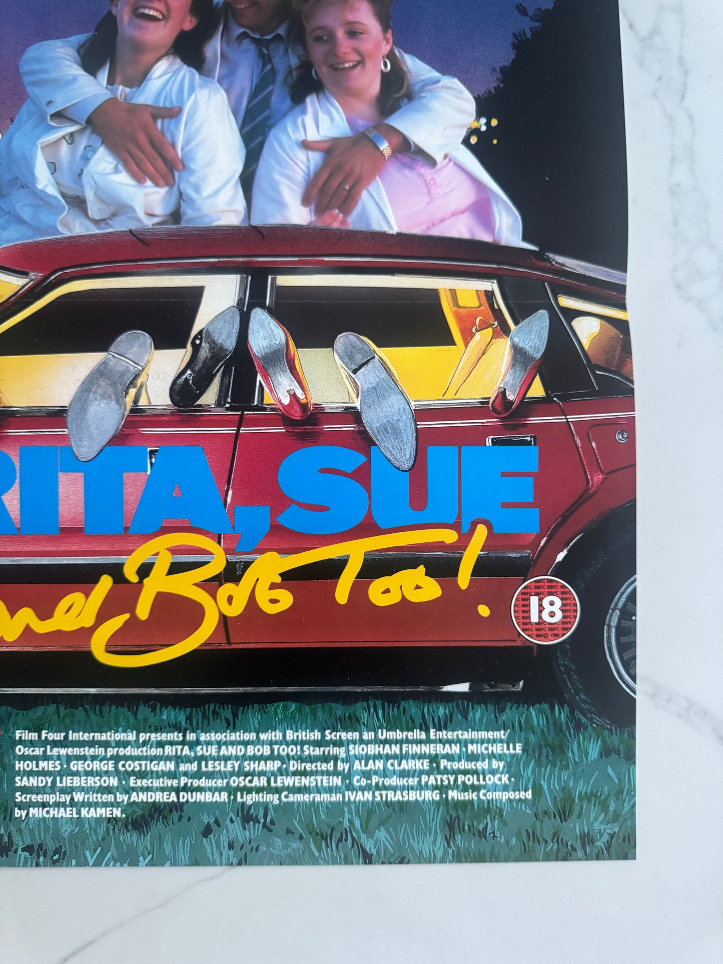 Rita, Sue and Bob Too 1987 UK video poster