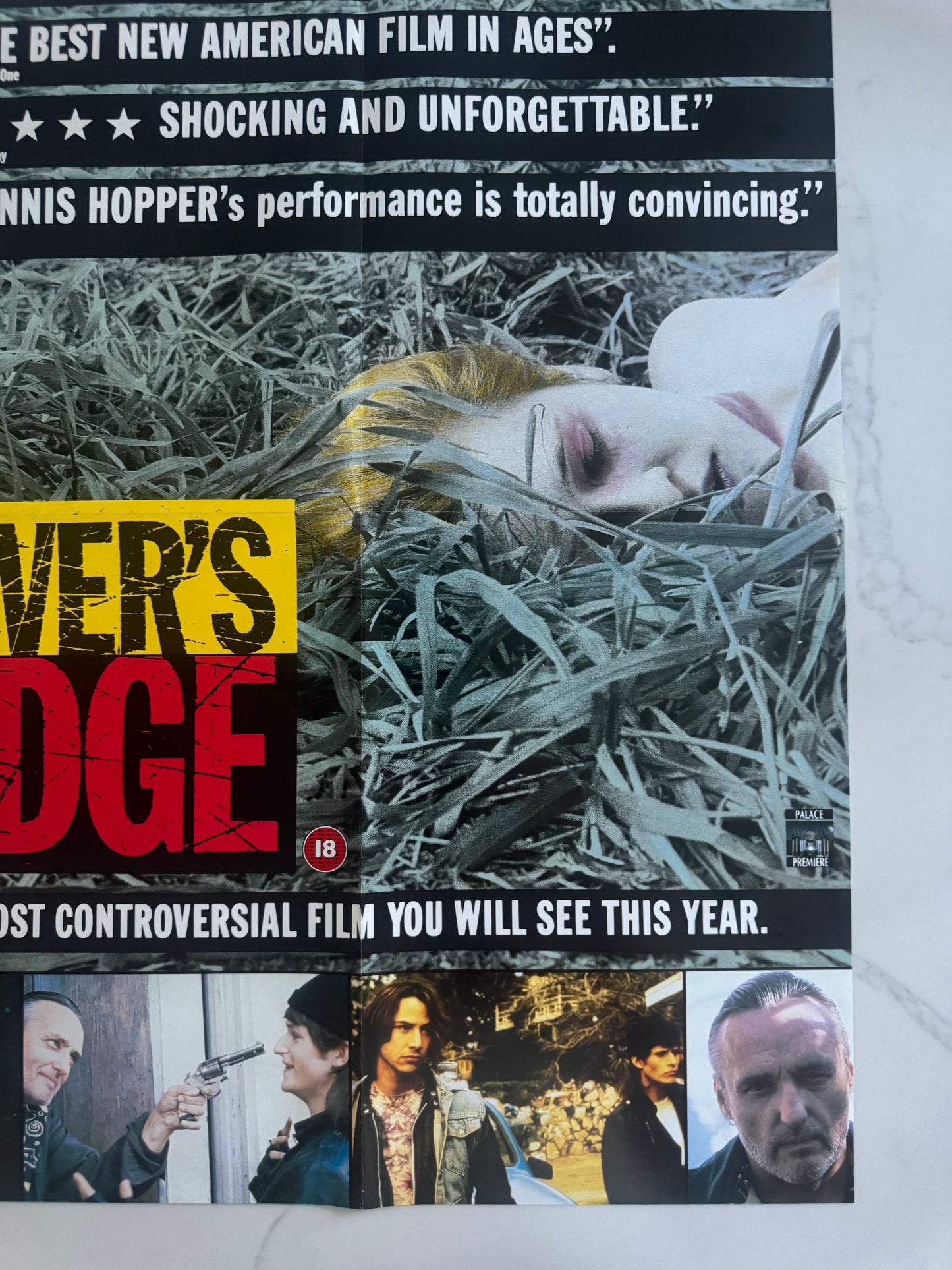 Rivers Edge 1986 UK Video Poster