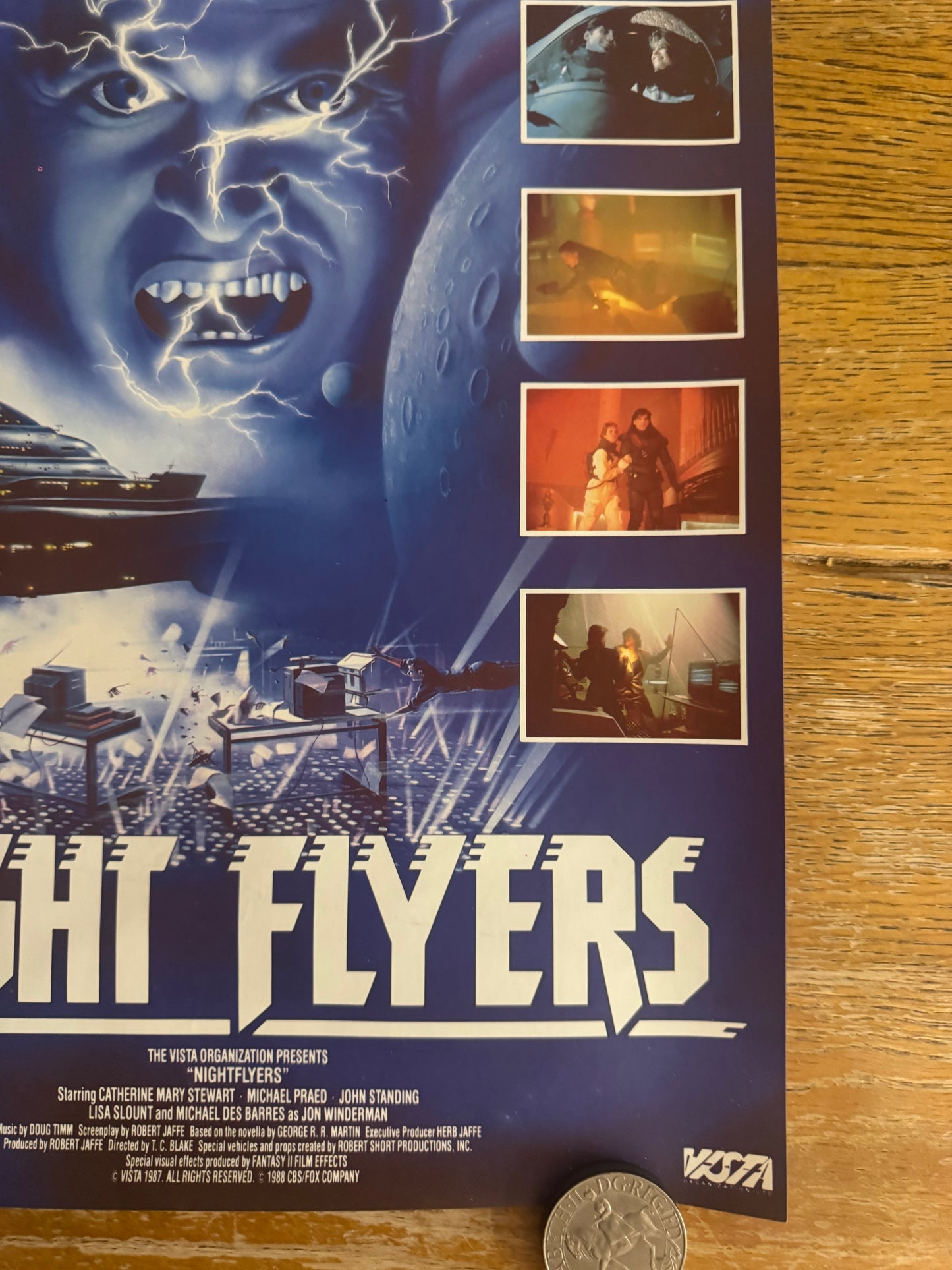Night Flyers 1987 UK Video Poster