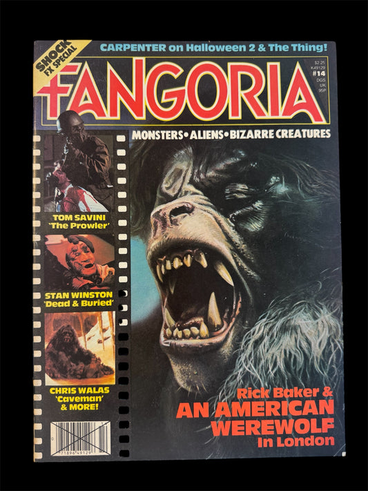 Fangoria issue 14 Horror magazine An American Werewolf
