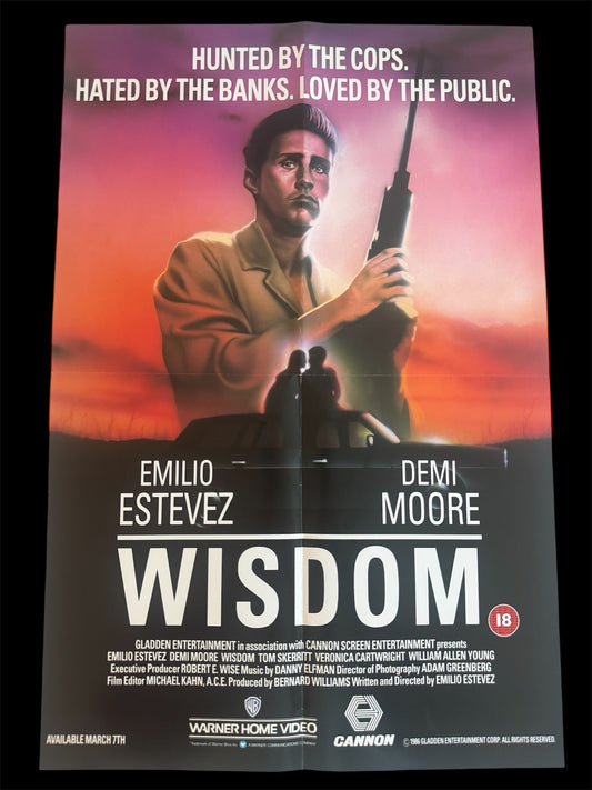 Wisdom 1986 UK Video Poster