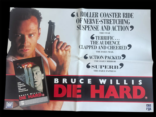 Die Hard 1988 UK Video Poster