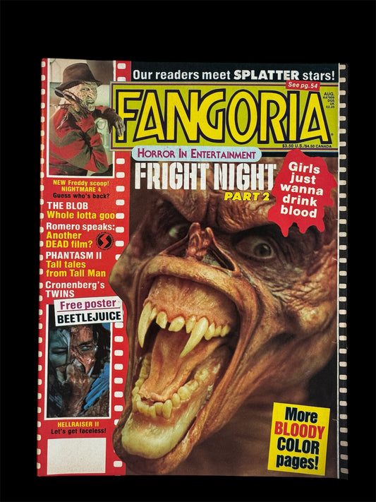 Fangoria issue 76 Horror magazine Fright Night
