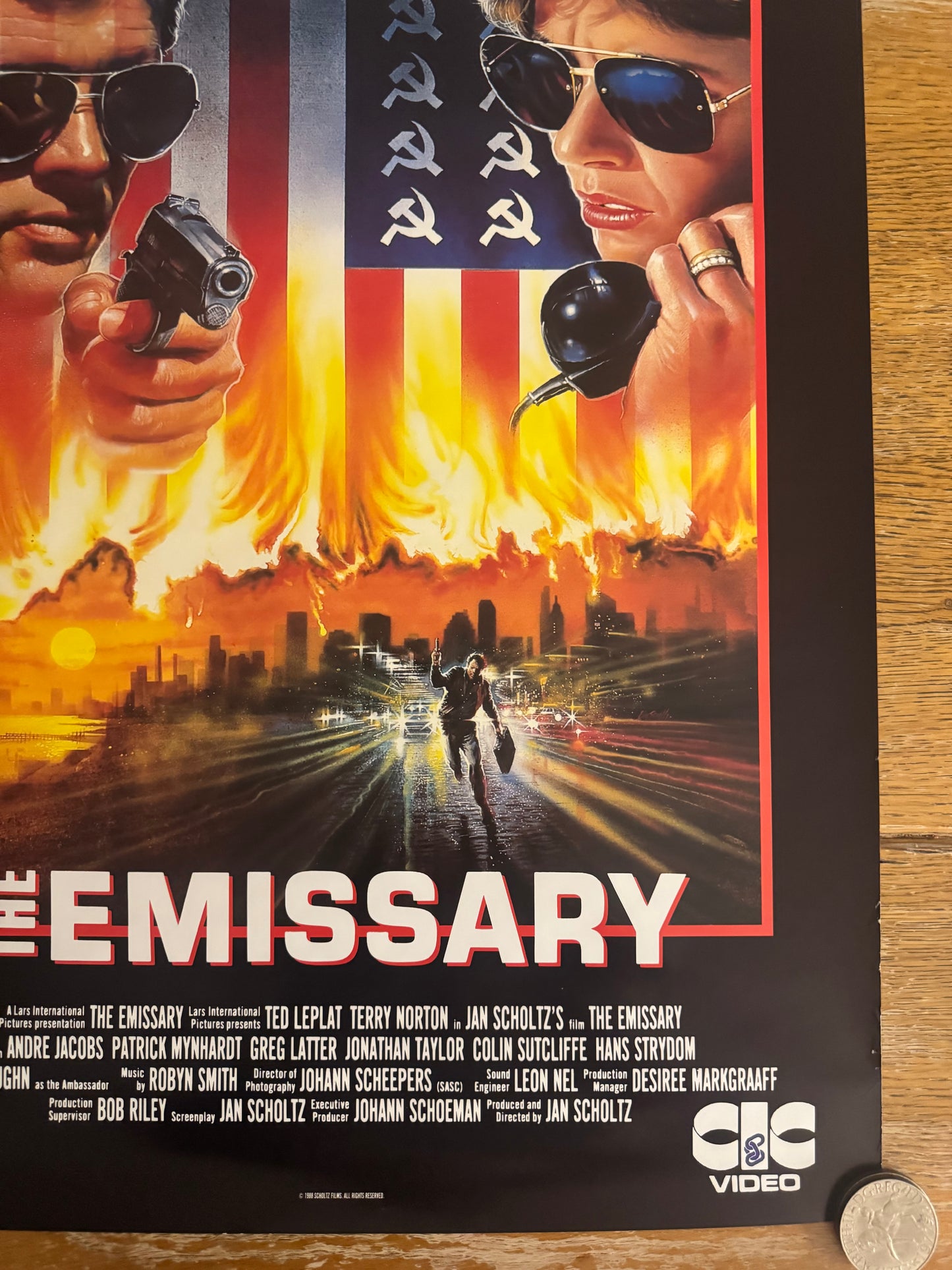 The Emissary 1988 UK Video Poster