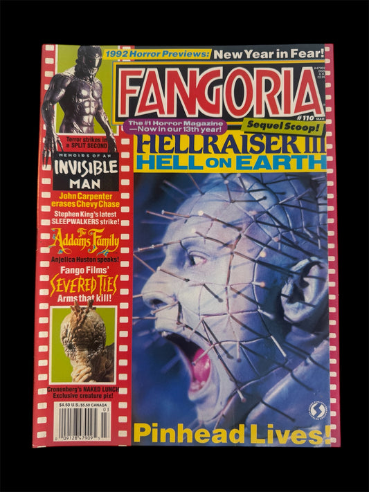 Fangoria issue 110 Horror magazine Hellraiser
