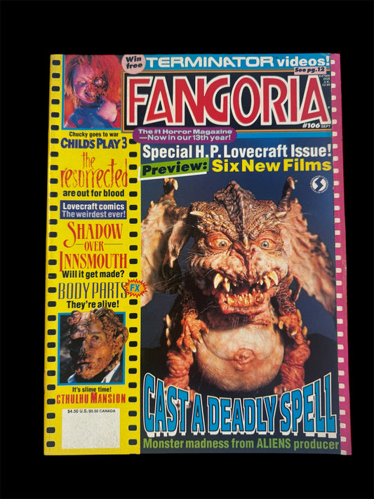 Fangoria issue 106 Horror magazine Cast A Deadly Spell