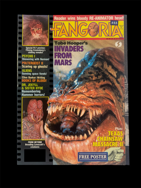 Fangoria issue 55 Horror magazine Invaders From Mars