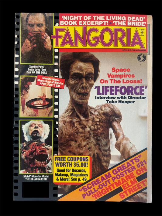 Fangoria issue 46 Horror magazine Lifeforce