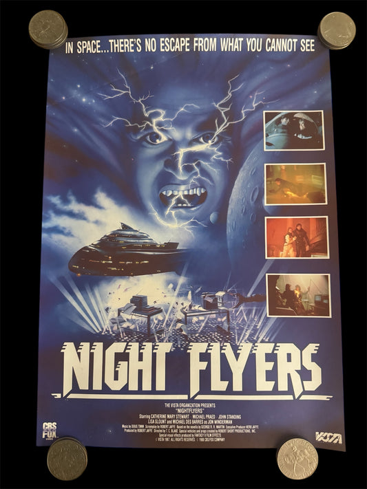 Night Flyers 1987 UK Video Poster