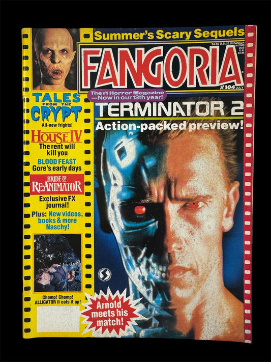Fangoria issue 104 Horror magazine Terminator 2