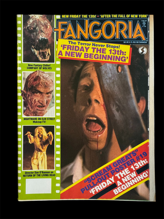 Fangoria issue 44 Horror magazine Friday the 13th a new beginning