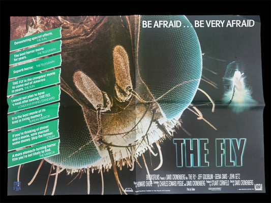 The Fly 1986 UK Video Poster