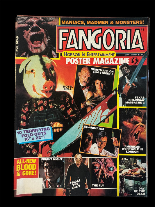 Fangoria Poster magazine issue 1 Rare Horror magazine