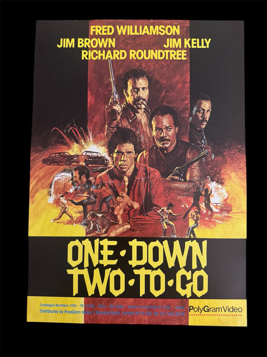 One Down Two To Go 1982 UK Video Poster