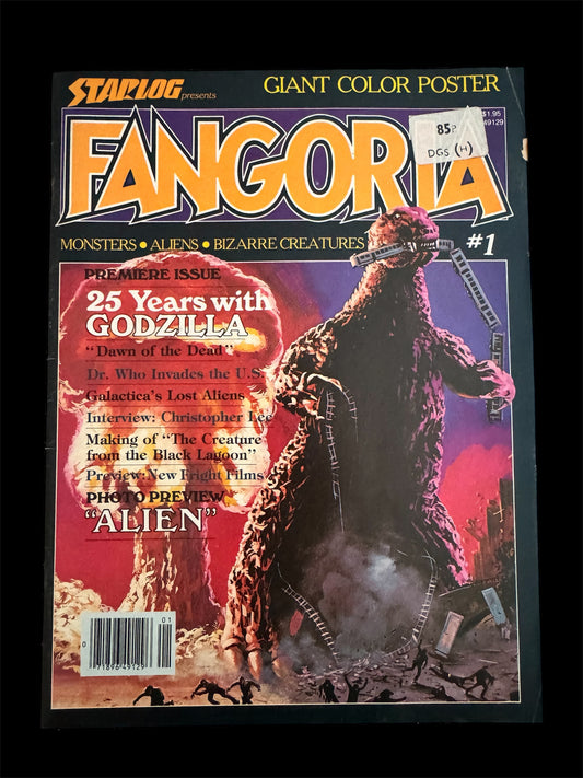 Fangoria Issue 1 Horror Magazine Godzilla