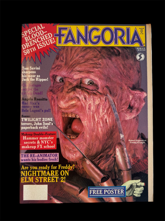 Fangoria issue 50 Horror magazine Nightmare On Elm Street 2