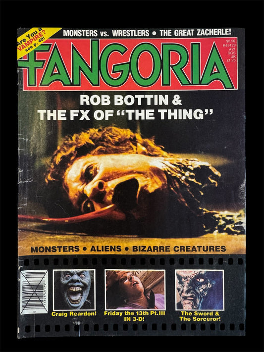 Fangoria issue 21 Horror magazine The Thing