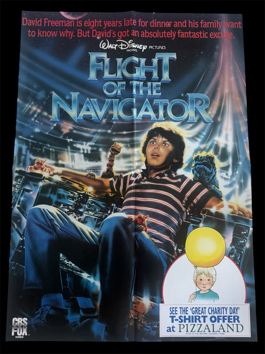 Flight of the Navigator 1986 UK Video Poster