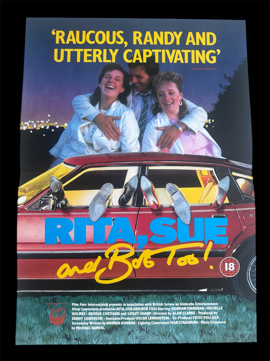 Rita, Sue and Bob Too 1987 UK video poster