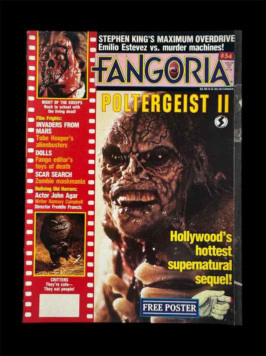 Fangoria issue 54 Horror magazine Poltergeist 2