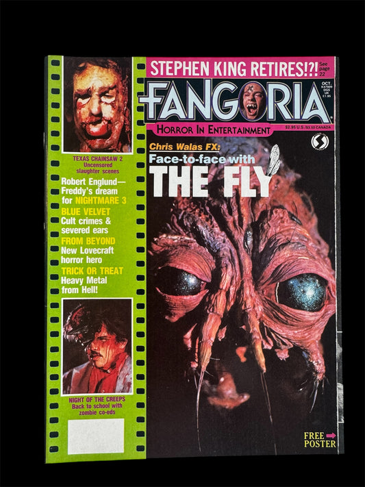 Fangoria issue 58 Horror magazine The Fly