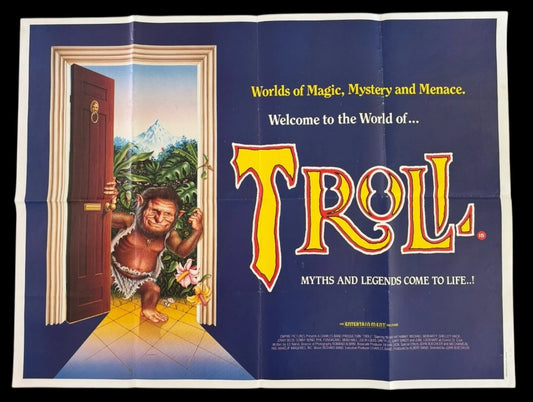 Troll 1986 UK Quad Poster