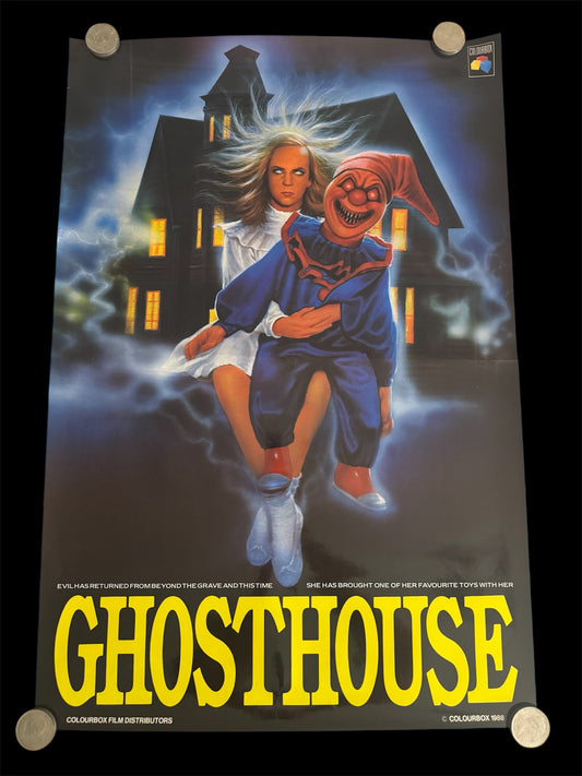 Ghosthouse 1988 UK Video Poster