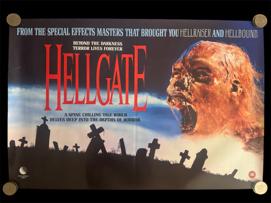 Hellgate 1989 UK Video Poster