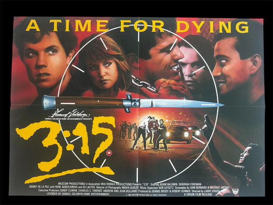3:15 1986 UK Video Poster