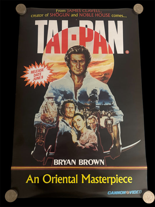 Tai-Pan 1986 UK Video Poster