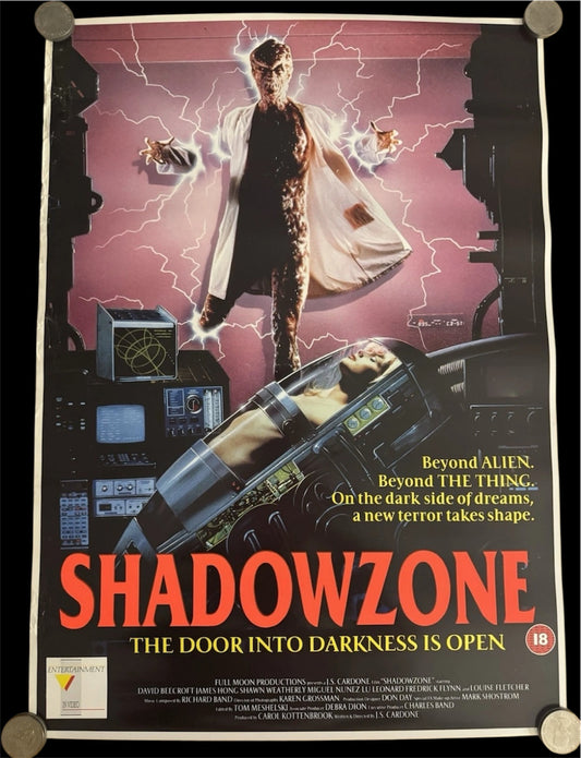 Shadowzone 1990 UK Video Poster