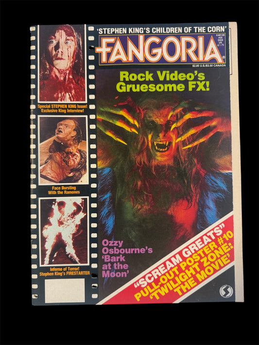 Fangoria issue 35 Horror magazine Bark at the moon