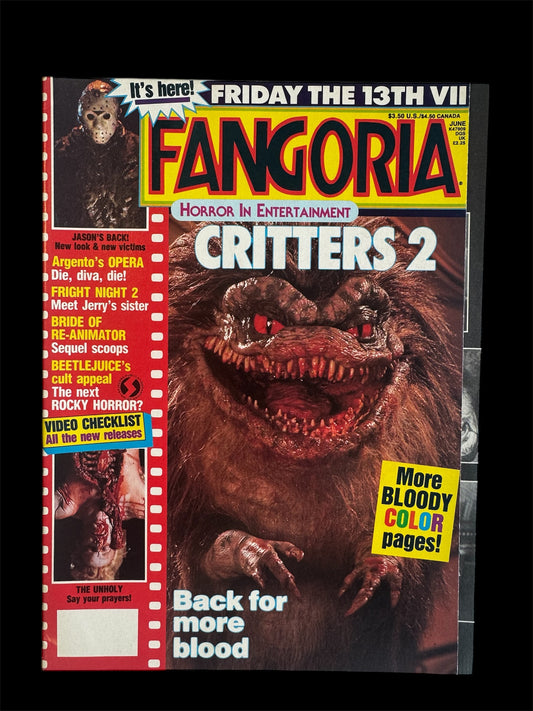 Fangoria issue 74 Horror magazine Critters 2