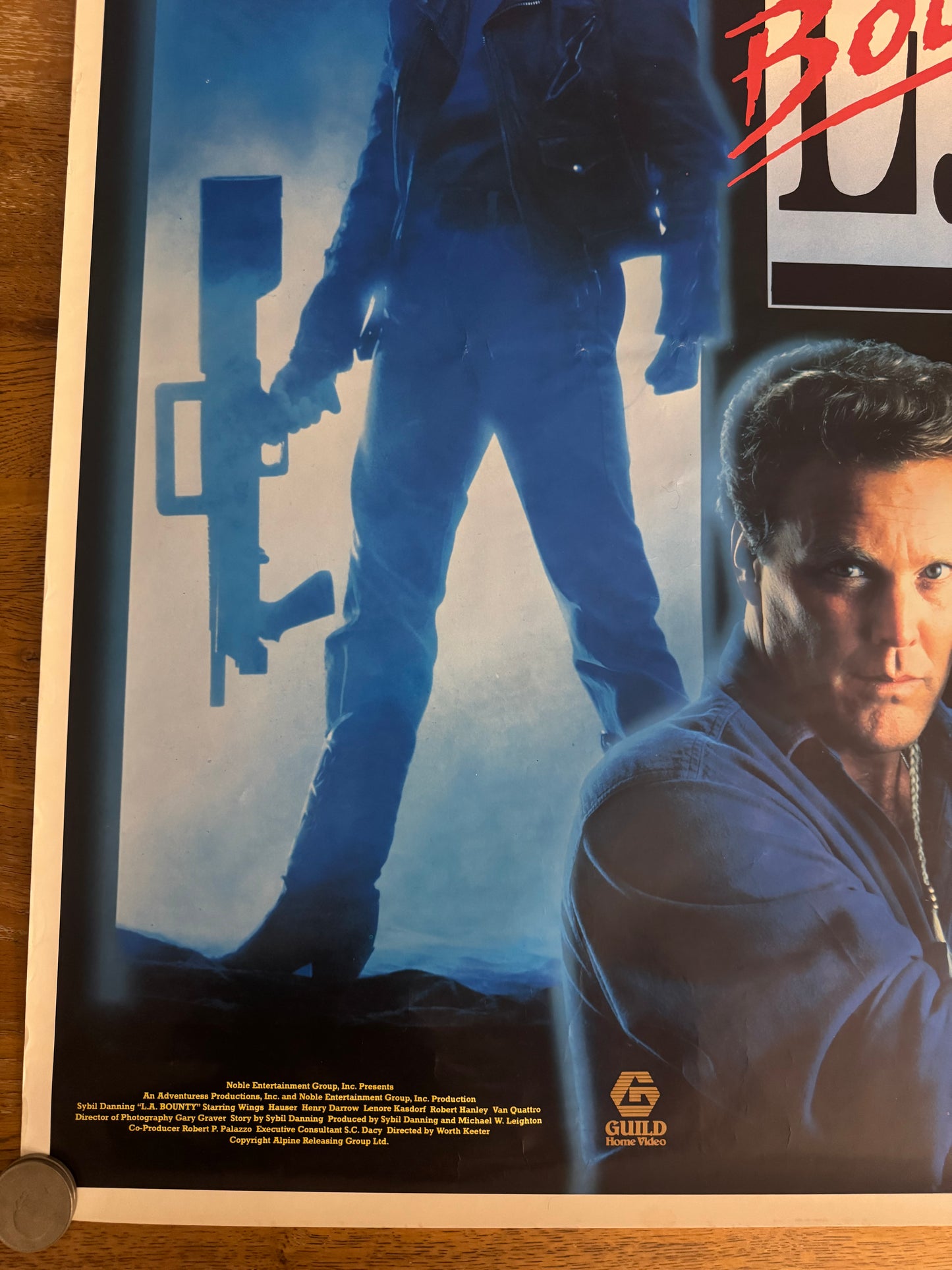 L.A. Bounty 1989 UK Video Poster