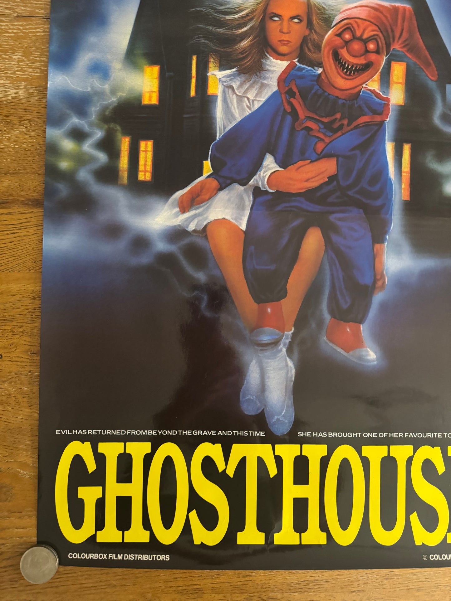 Ghosthouse 1988 UK Video Poster
