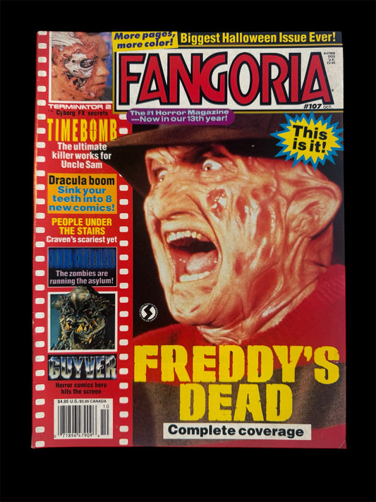 Fangoria issue 107 Horror magazine Freddy's Dead