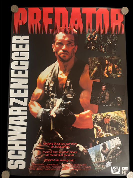 Predator 1987 UK Video Poster