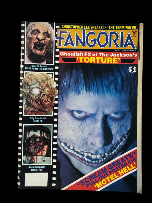 Fangoria issue 41 Horror magazine Motel Hell