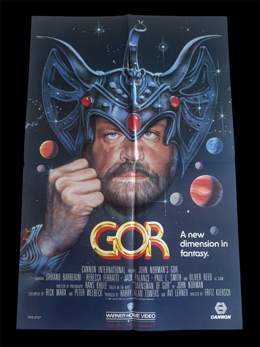 GOR 1987 UK Video Poster