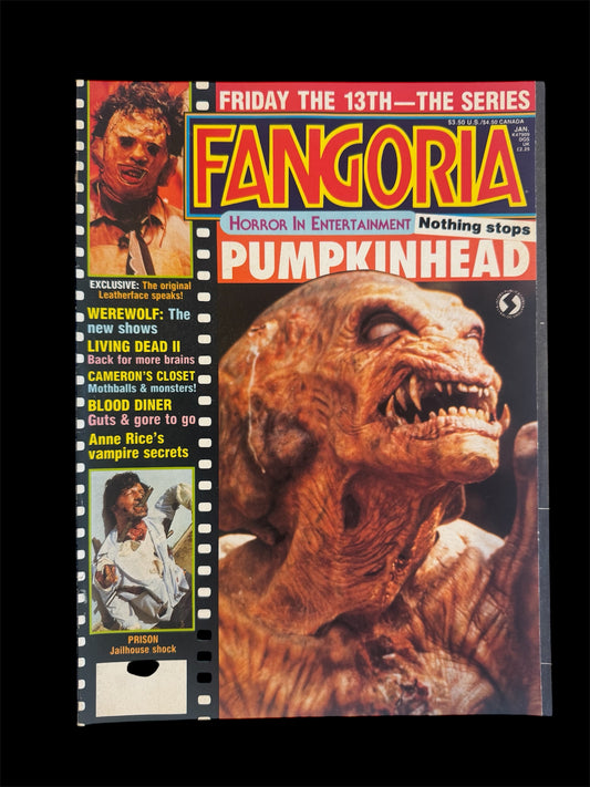 Fangoria issue 70 Horror magazine Pumpkinhead