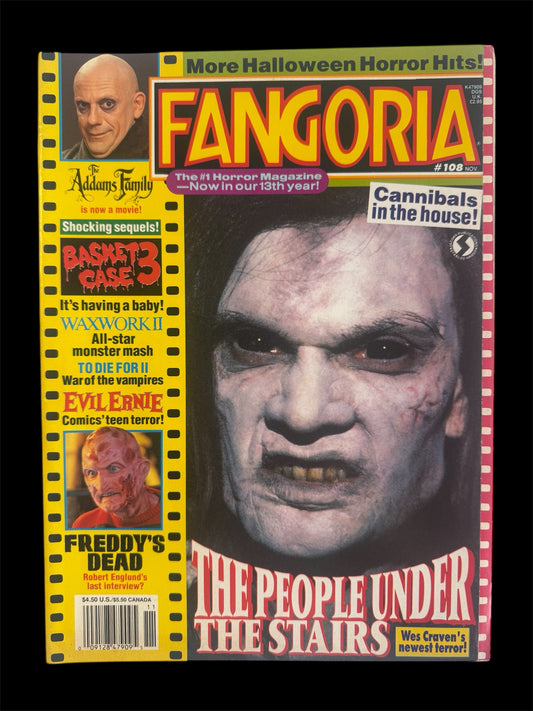 Fangoria issue 108 Horror magazine The People Under The Stairs