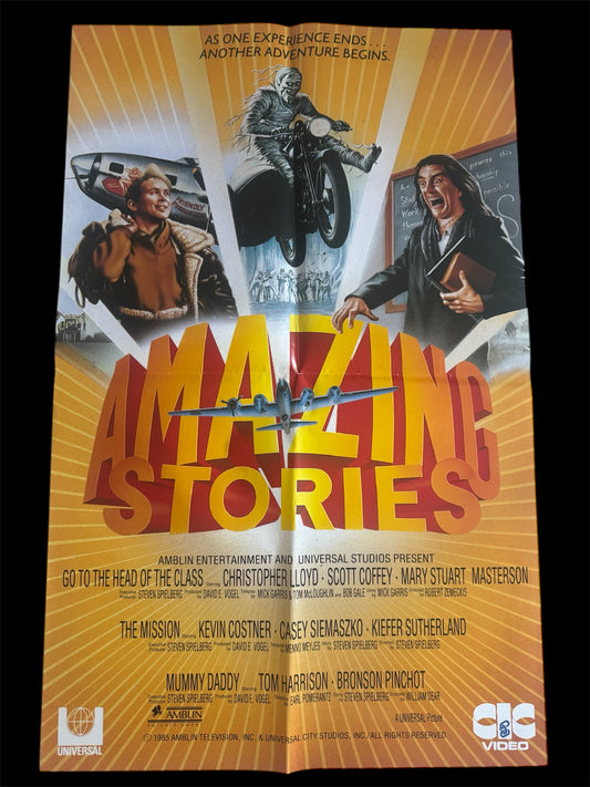 Amazing Stories 1986 UK Video Poster